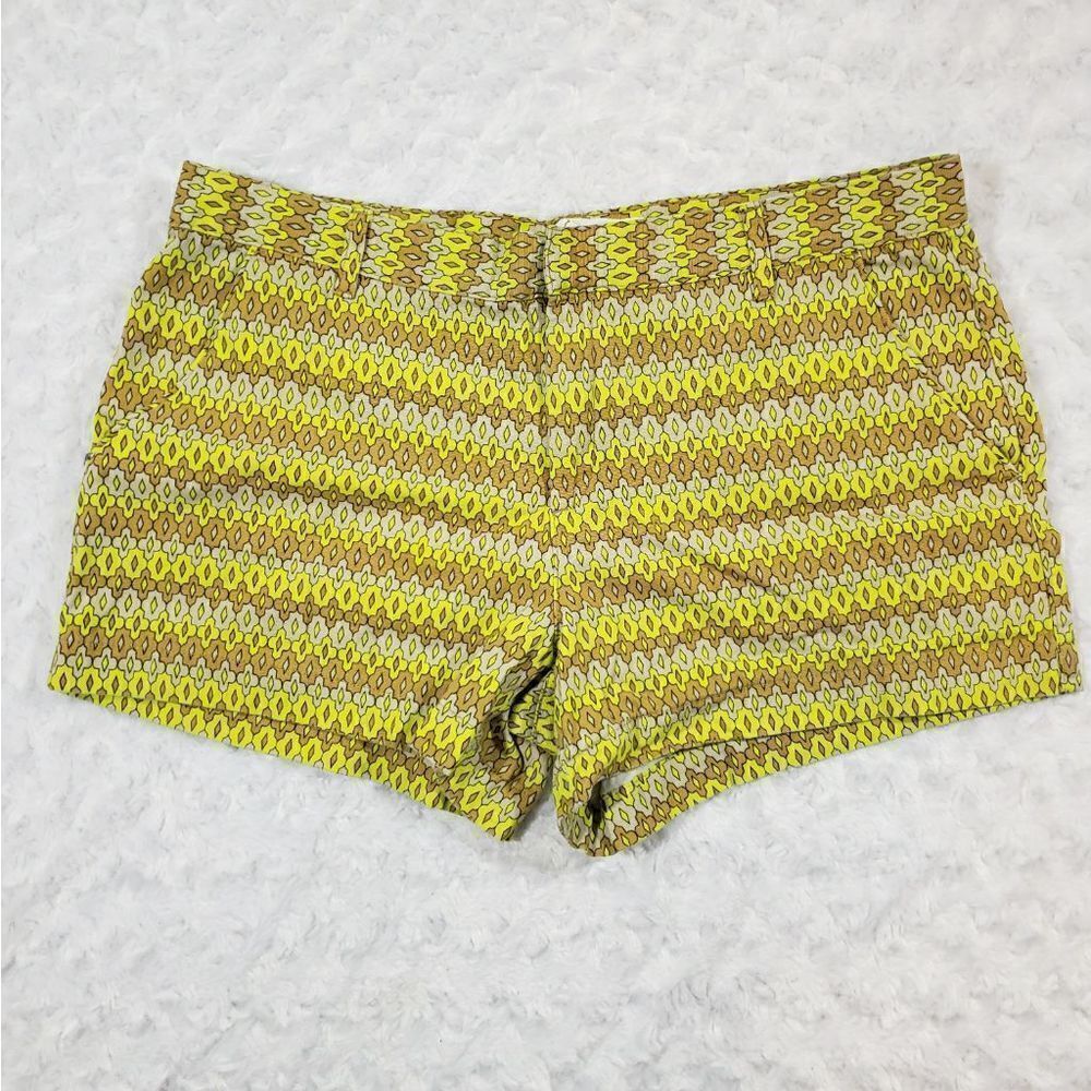 70s inspired shorts yellow tan beige Joe Fresh